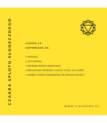 Bransoletka Zapachowa Harmonia Czakr Pozłacana | Via Aroma
